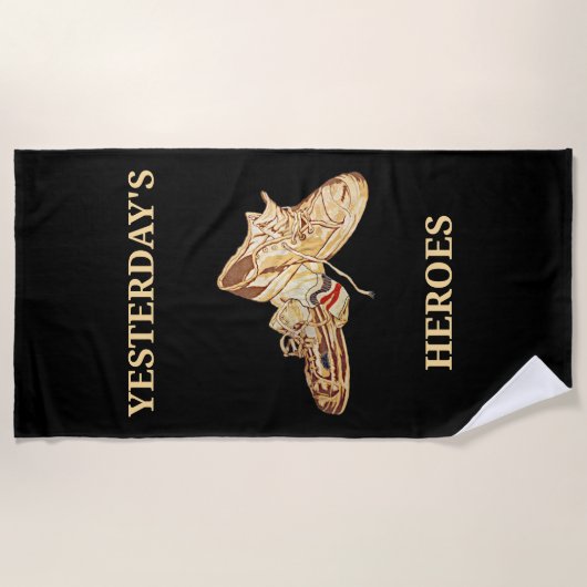 SERVIETTE DE PLAGE LES HÉROS D'HIER (Devant)