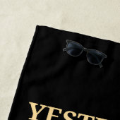 SERVIETTE DE PLAGE LES HÉROS D'HIER (En situation)