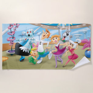 Serviette De Plage Les Jetsons Family Dance Party