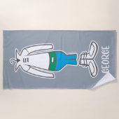 Serviette De Plage Les Jetsons | Le costume de George (Devant)