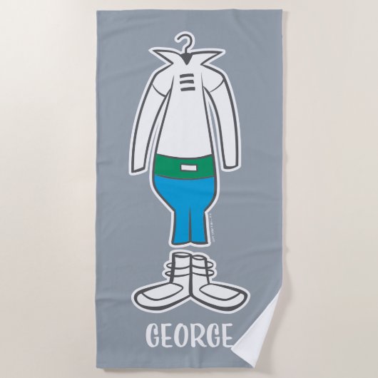 Serviette De Plage Les Jetsons | Le costume de George (Devant)