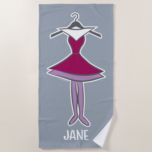 Serviette De Plage Les Jetsons | Robe de Jane (Devant)
