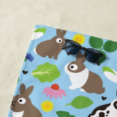 Serviette De Plage Les lapins Et Leurs Traitements Motif (En situation)