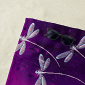 Serviette De Plage Les libellules dans l'eau (En situation)
