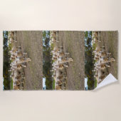 Serviette De Plage Les Moutons Marchent, Lavent (Devant)
