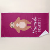 Serviette De Plage Les plages de Namaste (Devant)