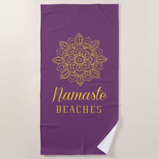 Serviette De Plage Les plages de Namaste (Devant)