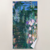 Serviette De Plage Les puits de Claude Monet (Devant)