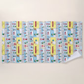 Serviette De Plage Les souvenirs de baseball de Charlie Brown (Devant)