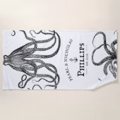 Serviette De Plage Les tentacules de l'amour | Thème Octopus (Devant)