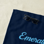 Serviette De Plage Les tortues marines Côte d'Émeraude (En situation)