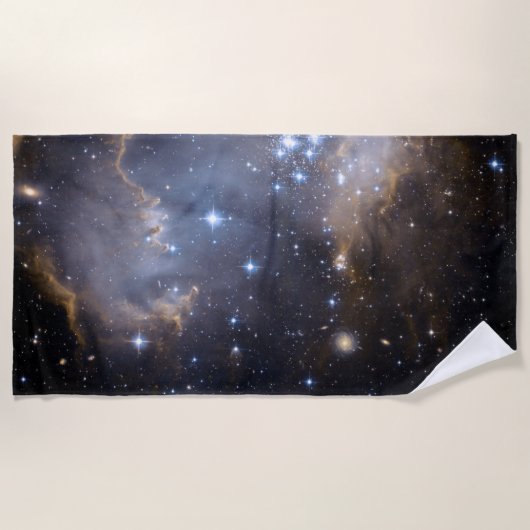 SERVIETTE DE PLAGE L'ESPACE ÉTOILÉ (Devant)