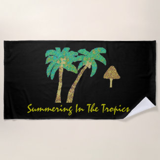 Serviette De Plage L'Ésumer Dans Les Tropiques