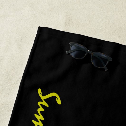 Serviette De Plage L'Ésumer Dans Les Tropiques  (En situation)