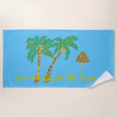 Serviette De Plage L'Ésumer Dans Les Tropiques (Devant)