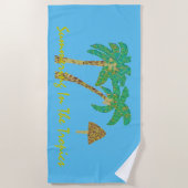 Serviette De Plage L'Ésumer Dans Les Tropiques (Devant)