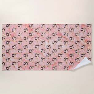Serviette De Plage Lettre B