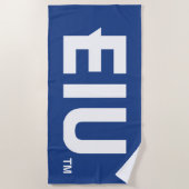 Serviette De Plage LETTRE bloc EIU (Devant)