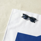 Serviette De Plage LETTRE bloc EIU (En situation)