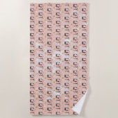 Serviette De Plage Lettre E (Devant)