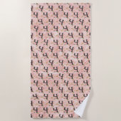 Serviette De Plage Lettre H (Devant)