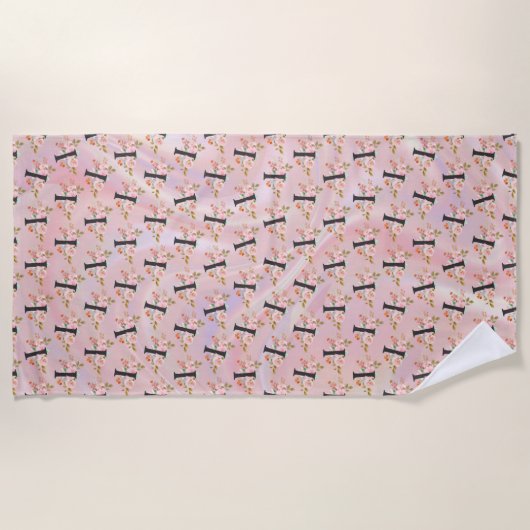 Serviette De Plage Lettre I (Devant)