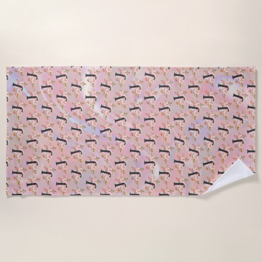 Serviette De Plage Lettre J (Devant)