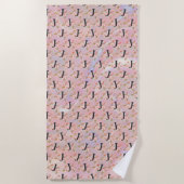 Serviette De Plage Lettre J (Devant)