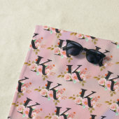 Serviette De Plage Lettre K (En situation)