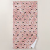 Serviette De Plage Lettre P (Devant)
