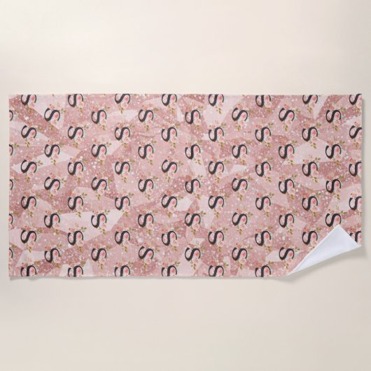 Serviette De Plage Lettre S (Devant)