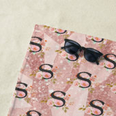 Serviette De Plage Lettre S (En situation)