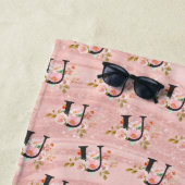 Serviette De Plage Lettre U (En situation)