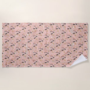 Serviette De Plage Lettre V