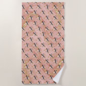 Serviette De Plage Lettre X (Devant)