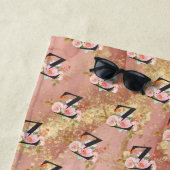 Serviette De Plage Lettre Z (En situation)
