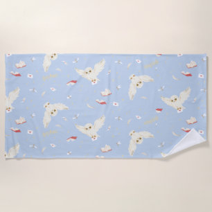Serviette De Plage Lettres et Livres de la Poste au Hibou Hedwige Mod