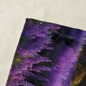 Serviette De Plage Levée solaire de Purple Mountain Valley (En situation)