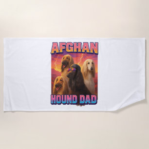 Serviette De Plage Lévrier Afghan