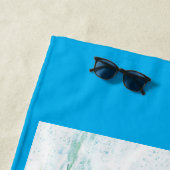 Serviette De Plage L'Eyrún fait pour l'eau libre (En situation)