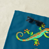 Serviette De Plage Lézards Partout (En situation)
