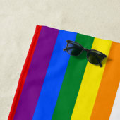 SERVIETTE DE PLAGE LGBT (En situation)