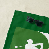 Serviette De Plage L'héritage du golf de Papa (En situation)