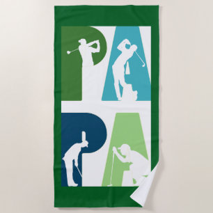 Serviette De Plage L'héritage du golf de Papa