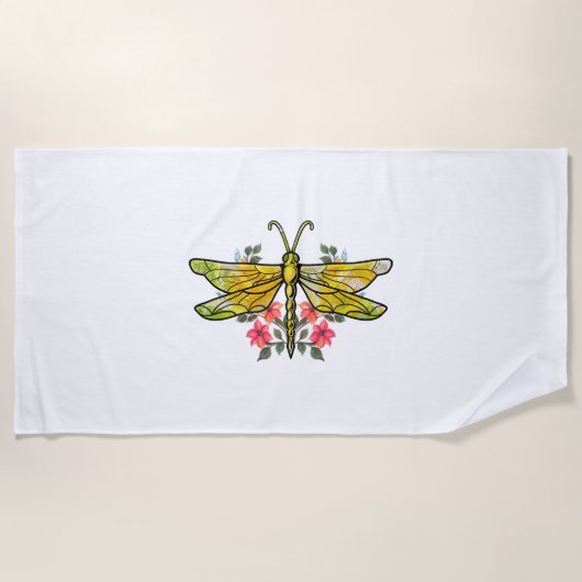 Serviette De Plage libellule (Devant)