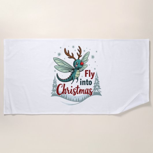 Serviette De Plage libellule de rennes (Devant)