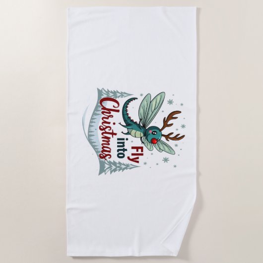 Serviette De Plage libellule de rennes (Devant)