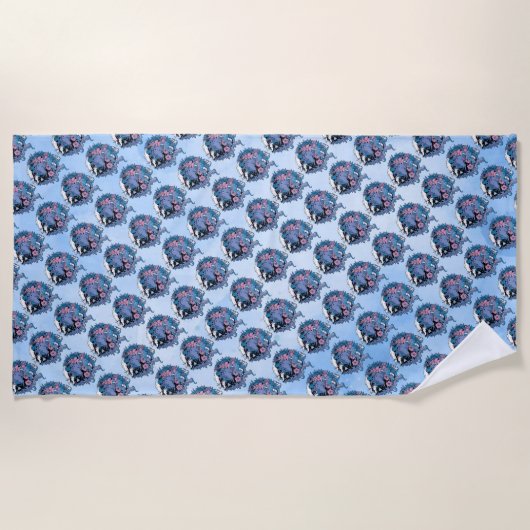 Serviette De Plage Licorne (Devant)
