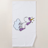 Serviette De Plage licorne adorable (Devant)