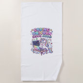 Serviette De Plage Licorne Coding Licorne Debug Squad Marché Charmeur (Devant)